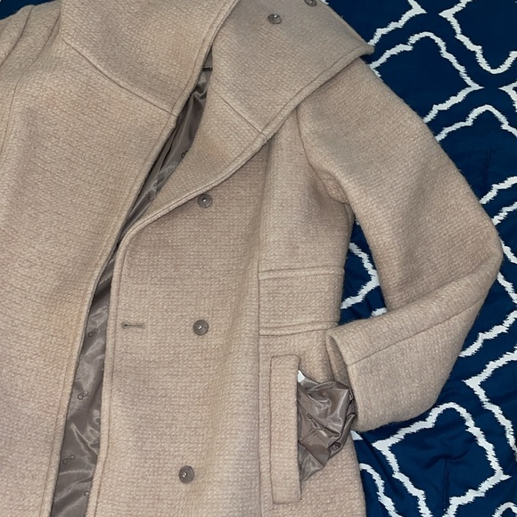 EUC Cole Haan Wool Jacket, Cream, Size 14 - Picture 11 of 12